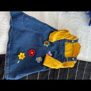Adorable denim jumper